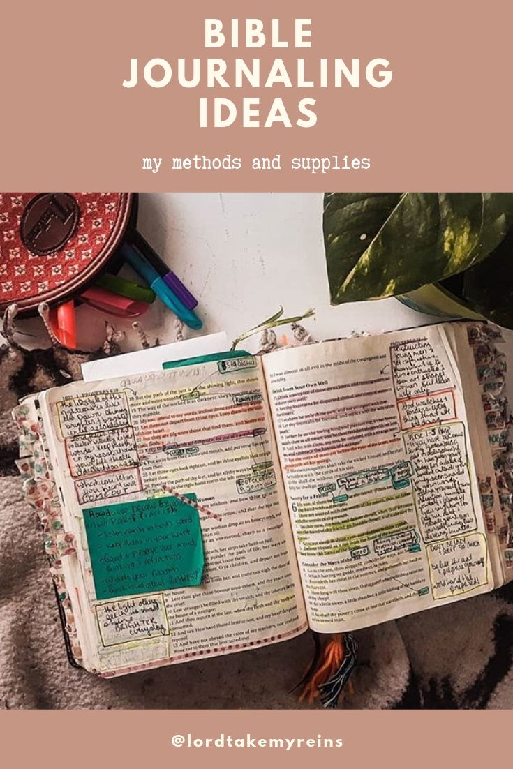 Bible Journaling Ideas, My Methods and Supplies